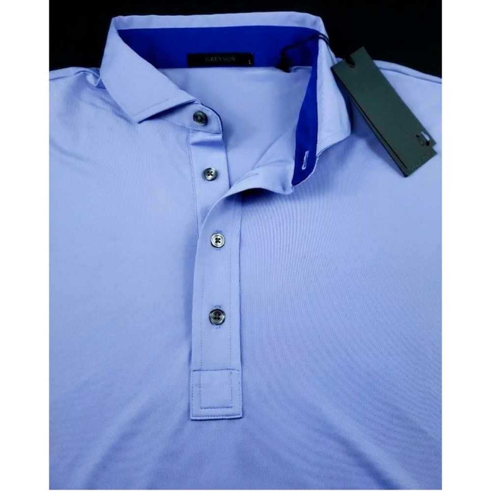 Greyson Golf Performance Light Purple Polo Shirt